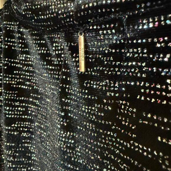 Women’s MISA Los Angeles Stormi Sparkle Dress in Black Size Small - Picture 6 of 7